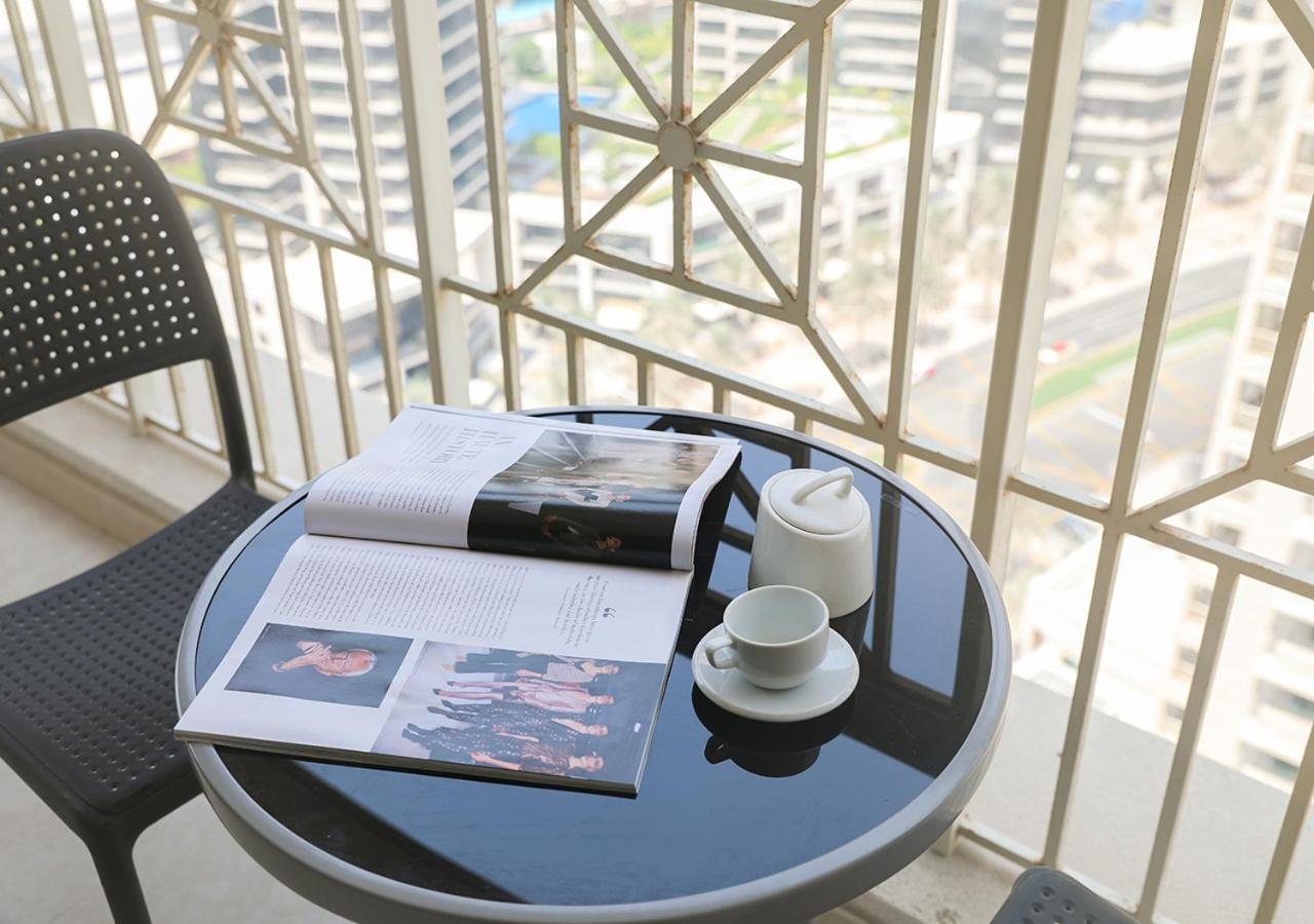 Nasma Luxury Stays - Fancy Apartment With Balcony Near Burj Khalifa Dubái Exterior foto